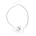 Halskette-Diamant im Knoten - Fox by Ren