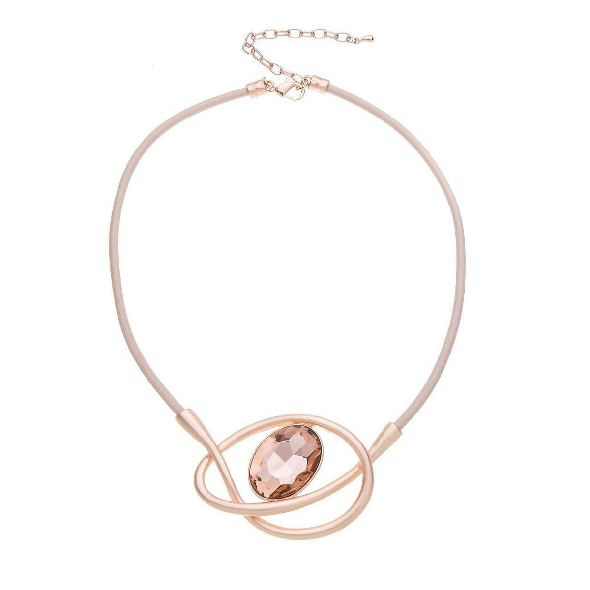 Halskette-Diamant im Knoten - Fox by Ren