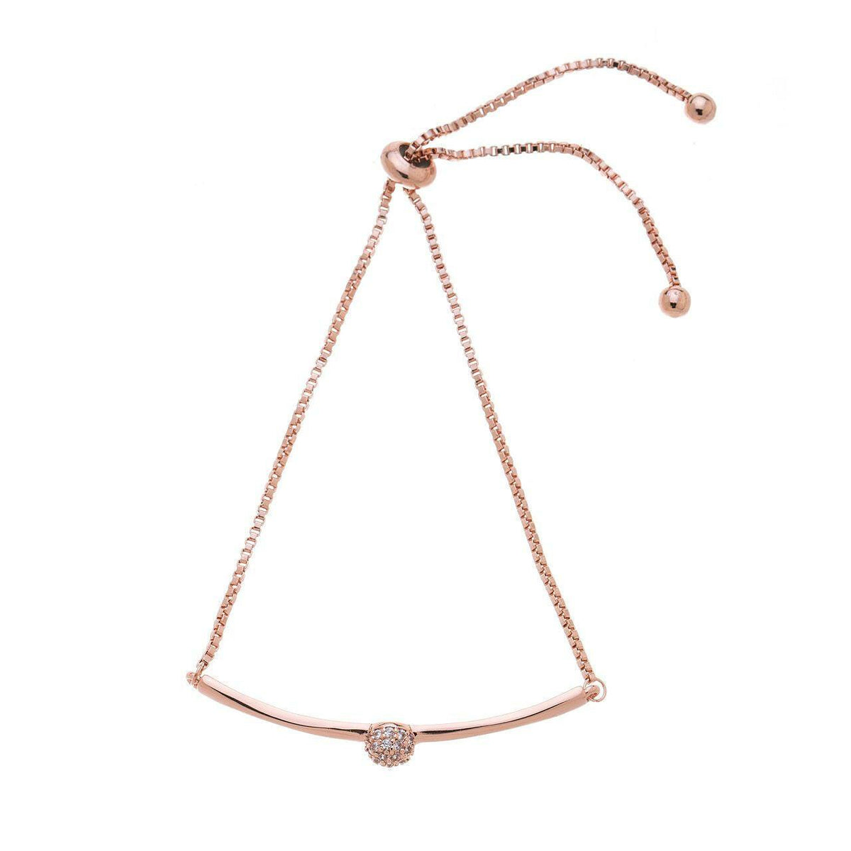 Edelstahlarmband-Strasskügelchen - Fox by Ren