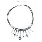 Halskette-Multi Metall-Strass - Fox by Ren