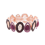Armband - Ovale-Tropfen Diamant - Fox by Ren