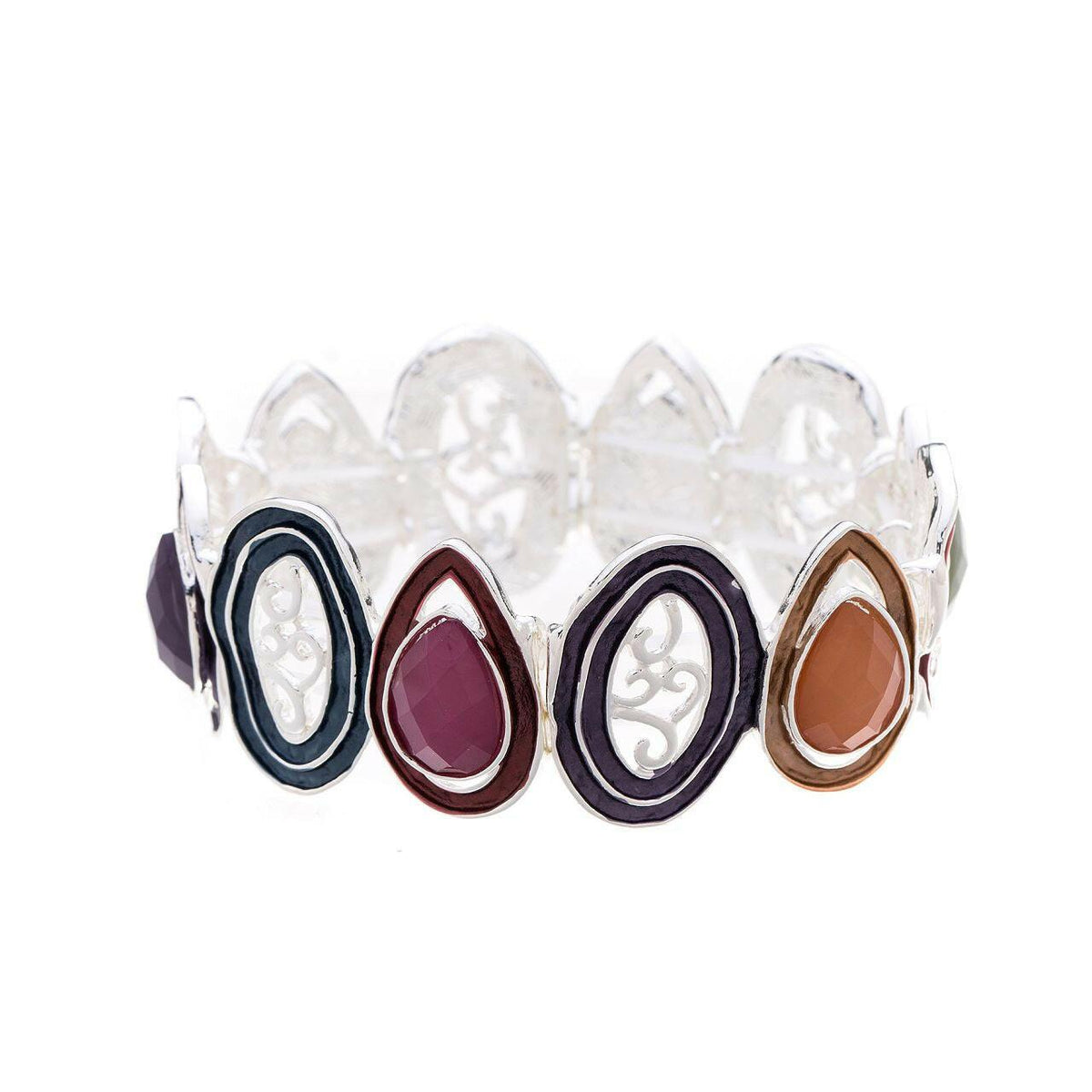 Armband - Ovale-Tropfen Diamant - Fox by Ren