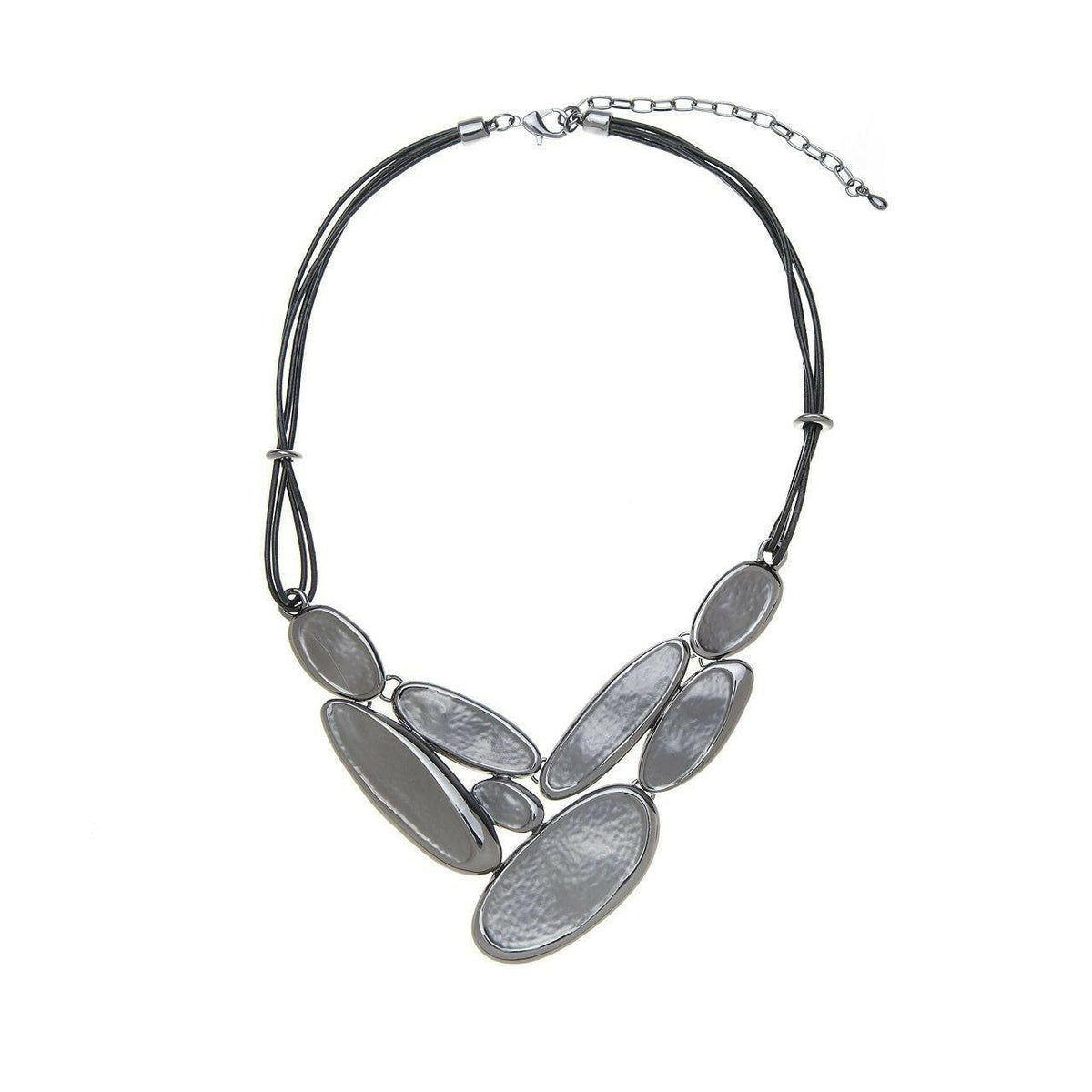 Halskette-Leder-Oval - Fox by Ren