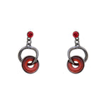 Ohrring - Multi Kreise-Strassstein - Fox by Ren