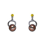 Ohrring - Multi Kreise-Strassstein - Fox by Ren