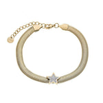 Edelstahlarmband - Stern mit Strass - Fox by Ren