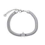 Edelstahlarmband - Stern mit Strass - Fox by Ren