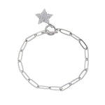 Edelstahlarmband - Strass Stern - Fox by Ren