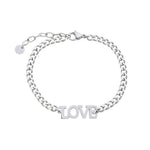 Edelstahlarmband - Buchstaben "Love" - Fox by Ren