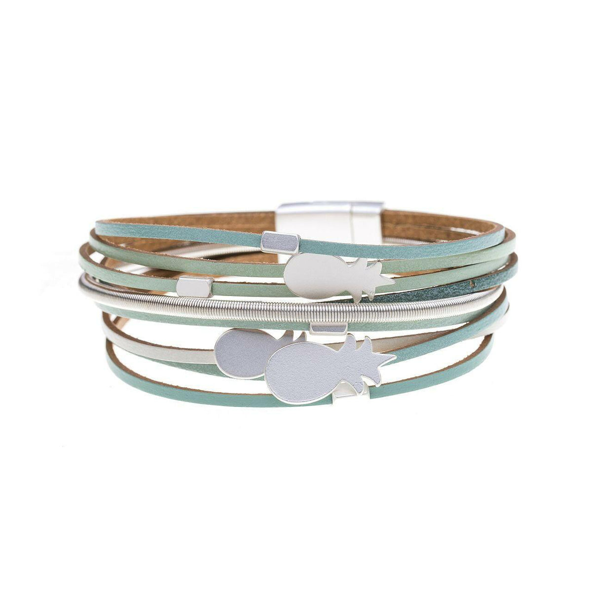 Armband - Ananas Spiralfeder - Fox by Ren