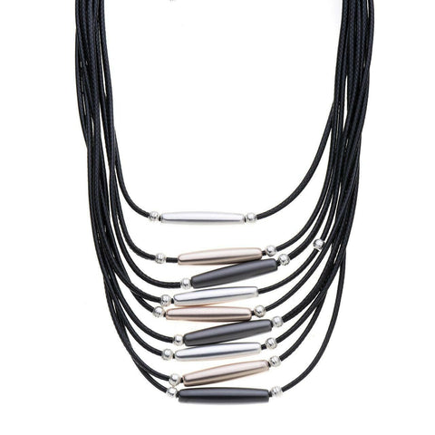 Halskette-mehrstufige mini Metallstange