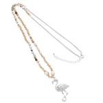 Halskette-Multi Kügelchen-Flamingo - Fox by Ren