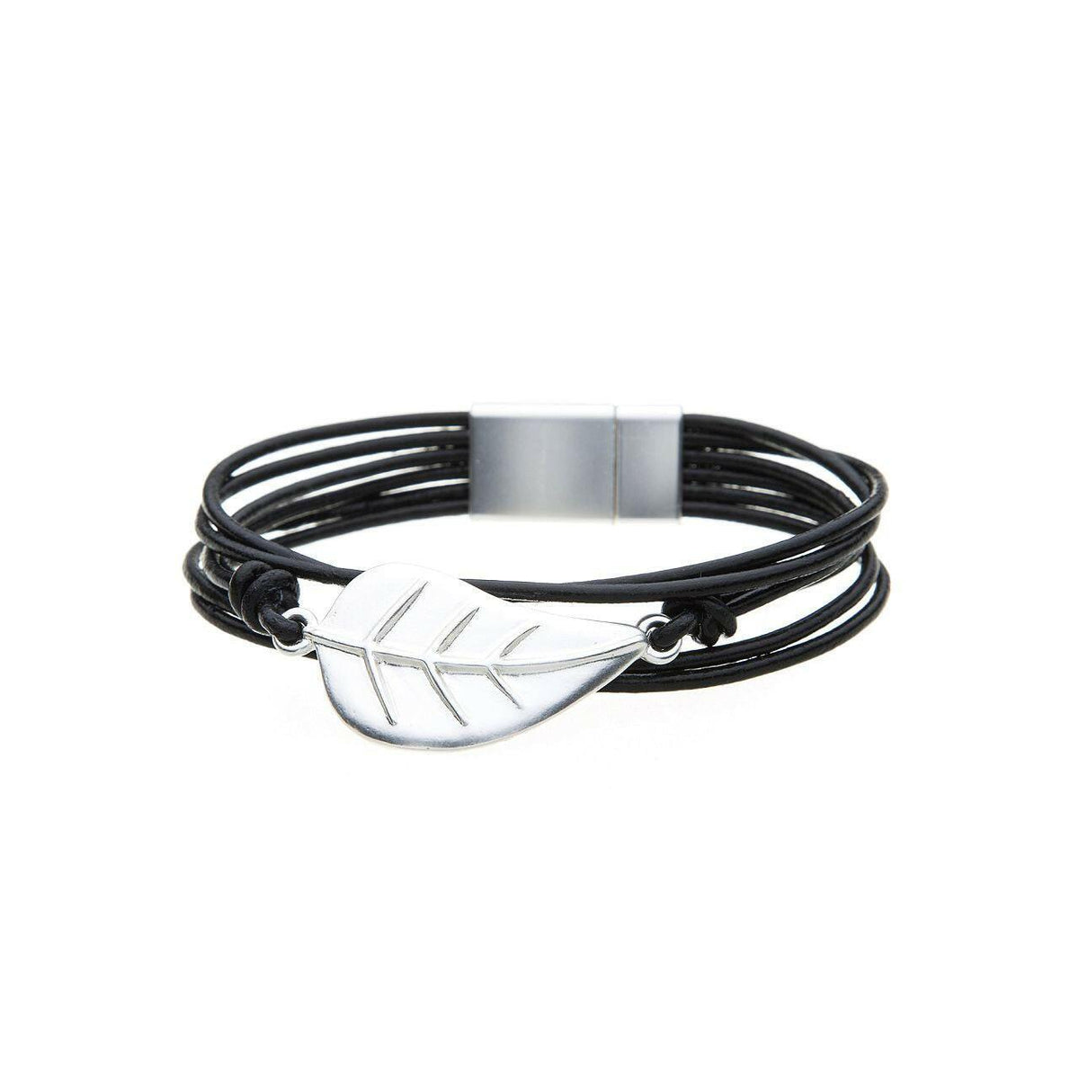 Armband-Silber-Blatt - Fox by Ren