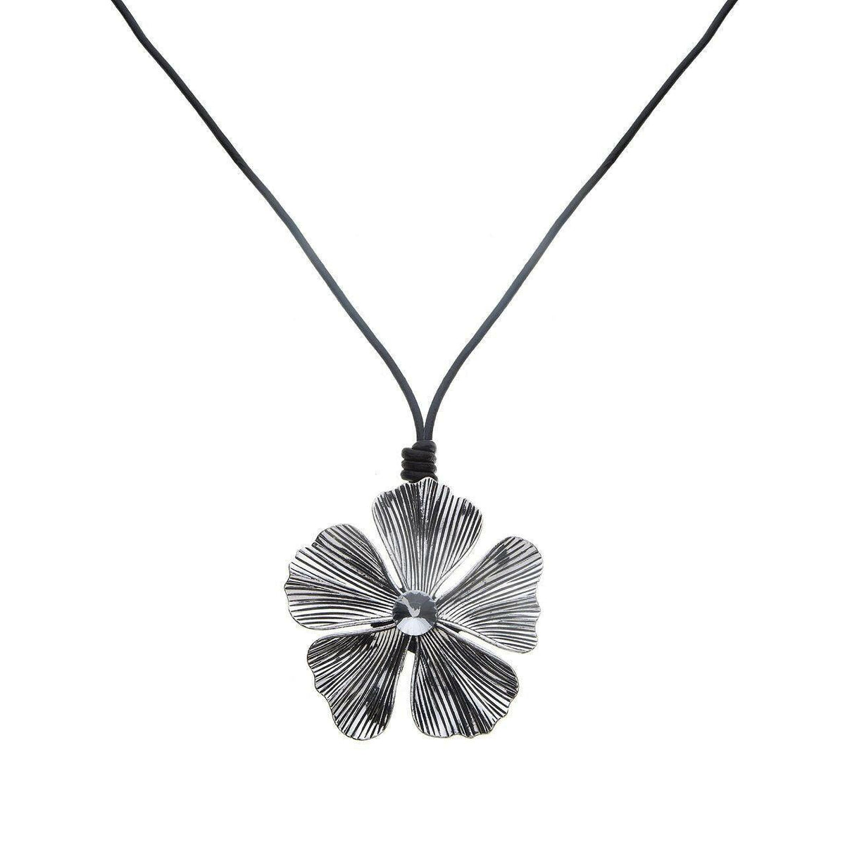 Halskette-Blume mit Diamant - Fox by Ren