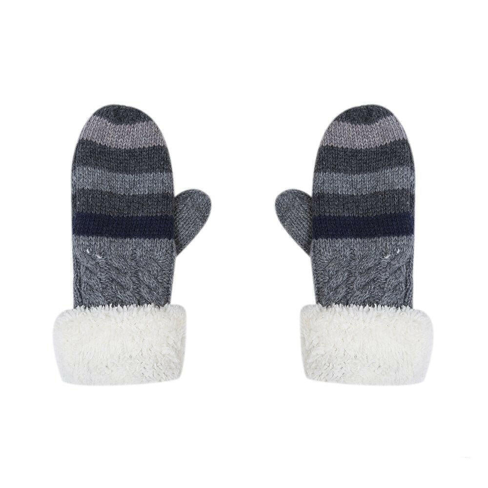 Kinderhandschuhe-Zopfmuster-Streifen.