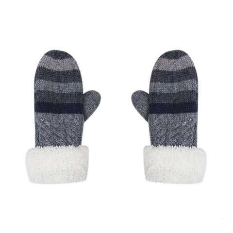 Kinderhandschuhe-Zopfmuster-Streifen.