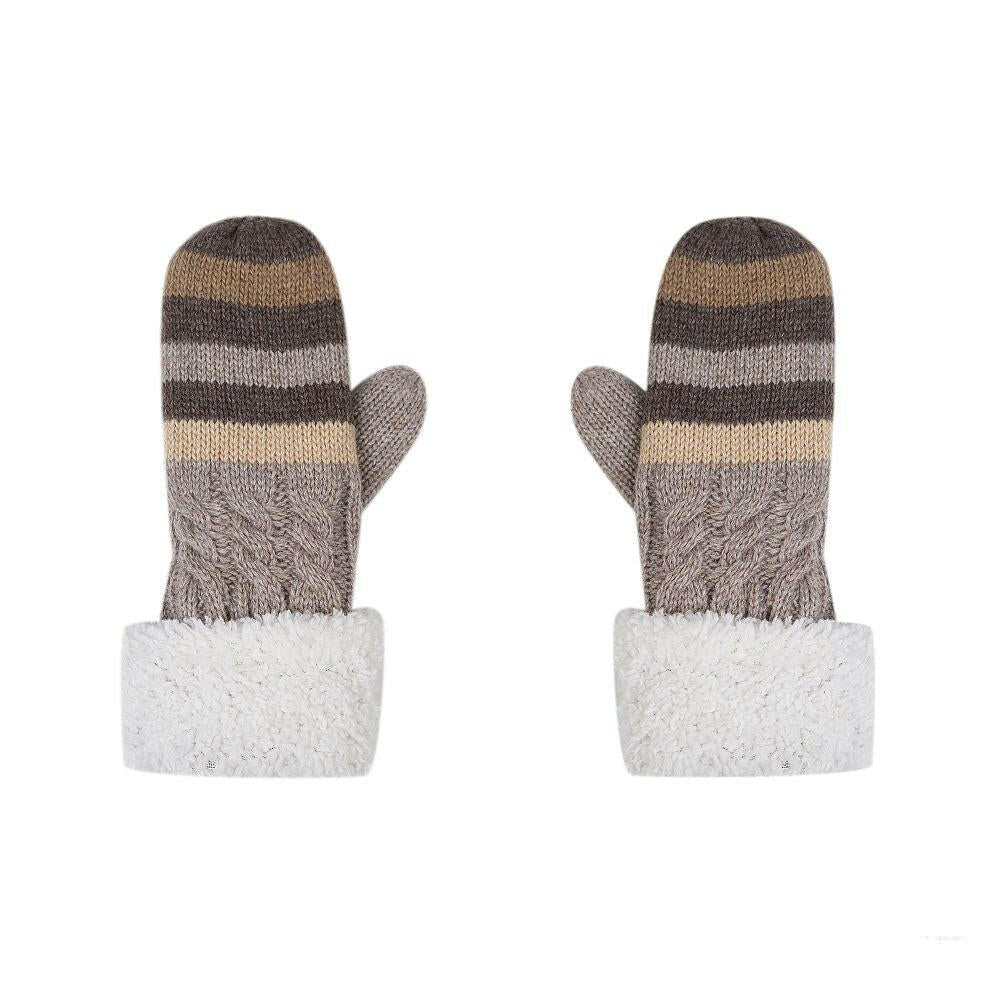Kinderhandschuhe-Zopfmuster-Streifen.