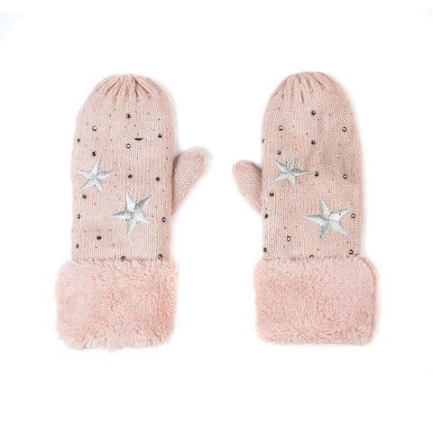 Handschuhe-Stern-Stikerei.
