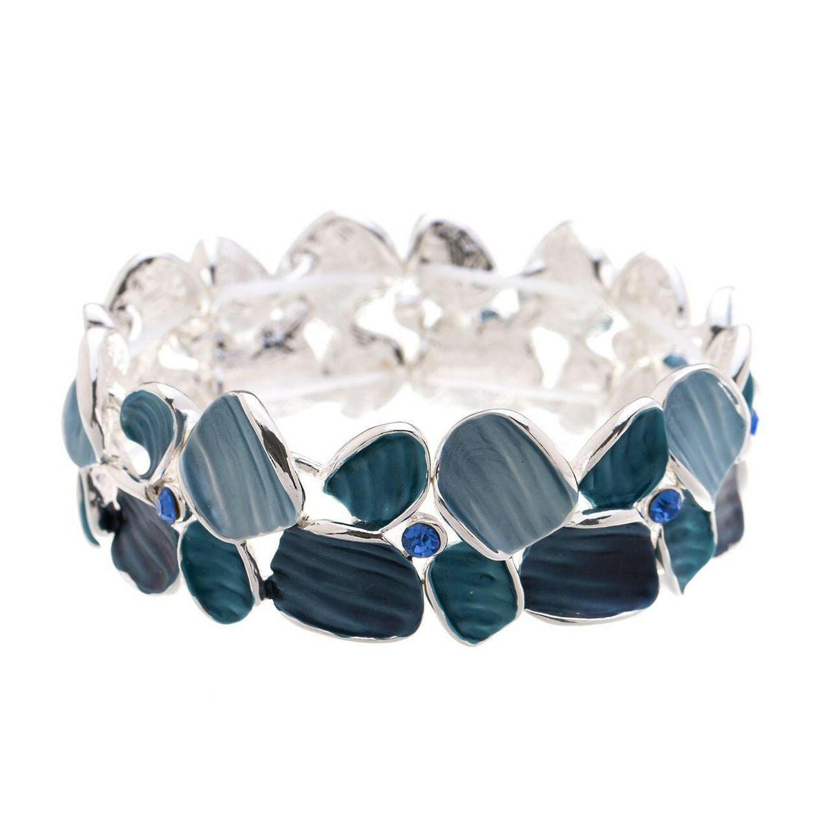 Armband - Mini Blatt mit Rillen-Diamant - Fox by Ren