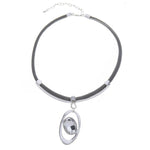 Halskette-Oval mit Diamant - Fox by Ren