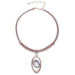 Halskette-Oval mit Diamant - Fox by Ren