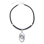 Halskette-Oval mit Diamant - Fox by Ren