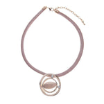 Halskette-Multi Kreise mit Oval-Diamant - Fox by Ren