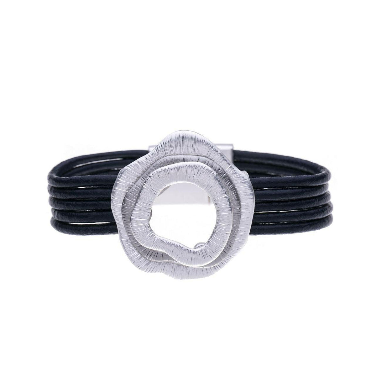 Armband - Multi Blumen mit Rillen - Fox by Ren