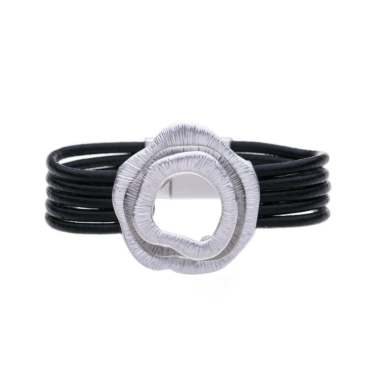 Armband - Multi Blumen mit Rillen - Fox by Ren