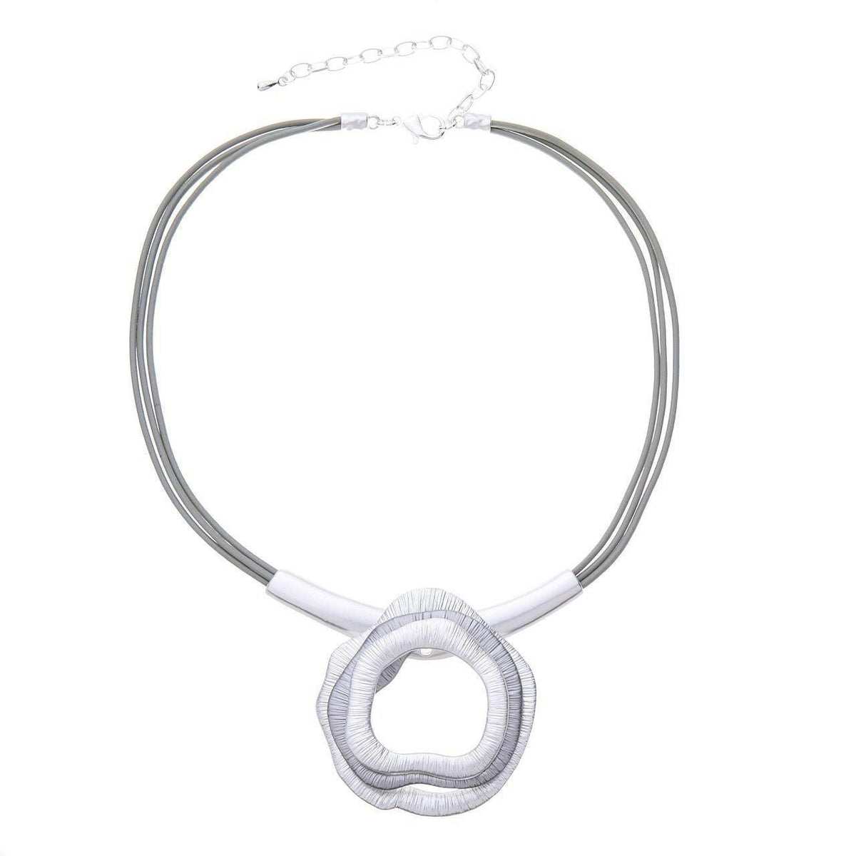 Halskette-Multi Blumen mit Rillen - Fox by Ren