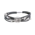 Armband - ausgehohlter Kreis-Diamanten - Fox by Ren