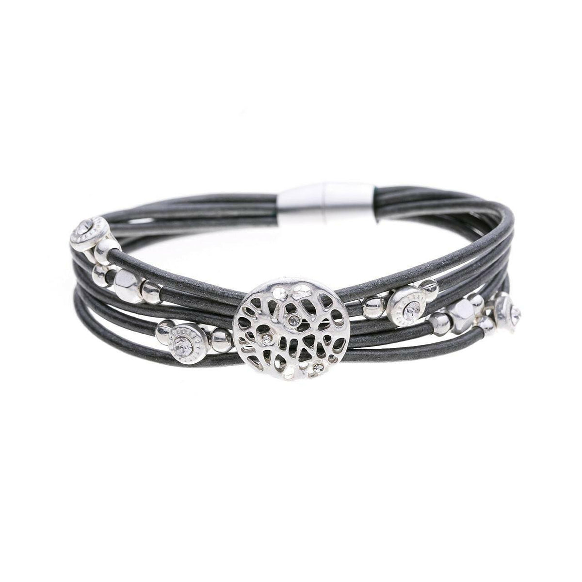 Armband - ausgehohlter Kreis-Diamanten - Fox by Ren
