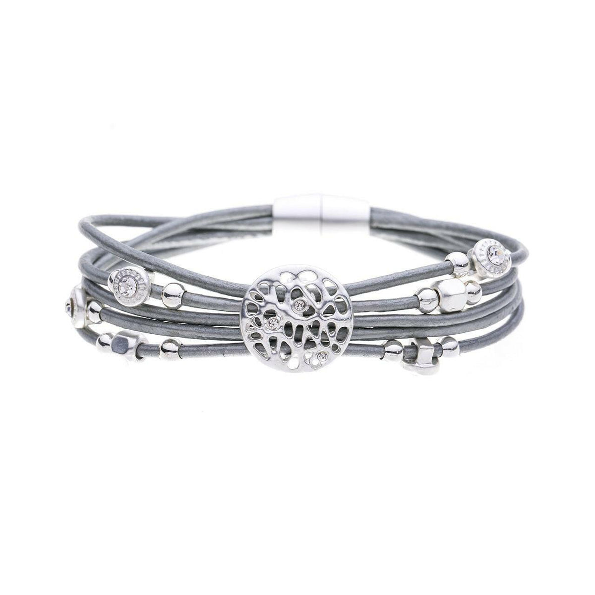 Armband - ausgehohlter Kreis-Diamanten - Fox by Ren