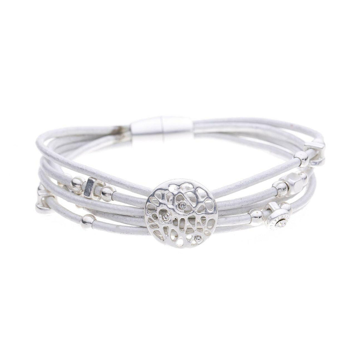 Armband - ausgehohlter Kreis-Diamanten - Fox by Ren