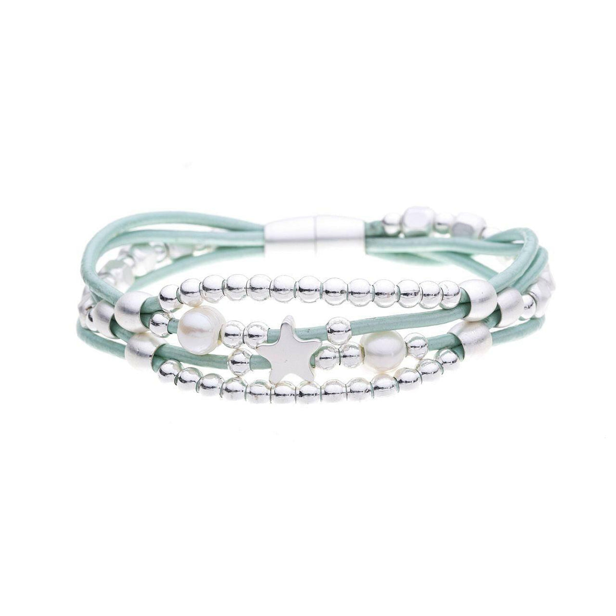 Armband - Kugelreihe mit Stern - Fox by Ren