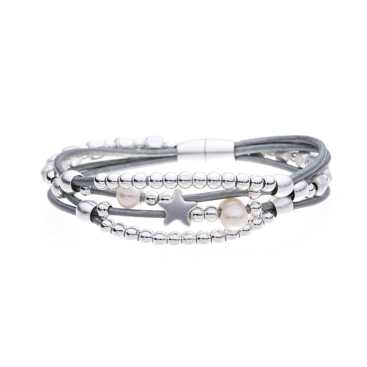 Armband - Kugelreihe mit Stern - Fox by Ren