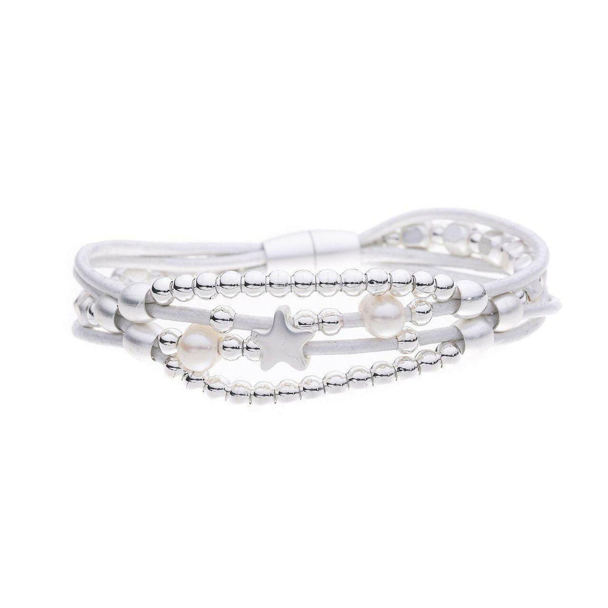 Armband - Kugelreihe mit Stern - Fox by Ren
