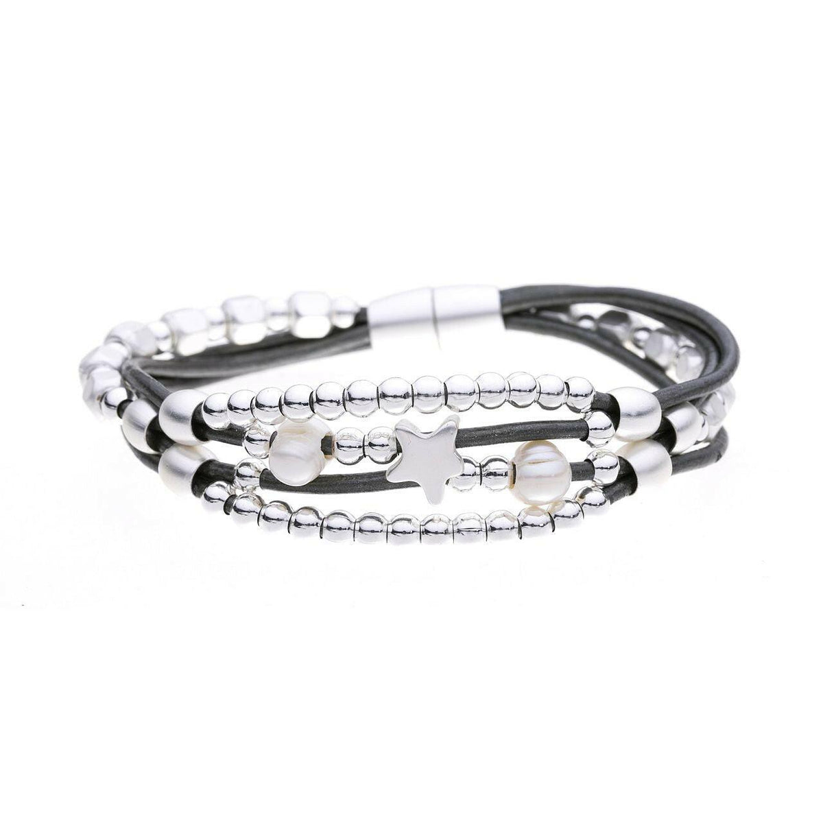 Armband - Kugelreihe mit Stern - Fox by Ren
