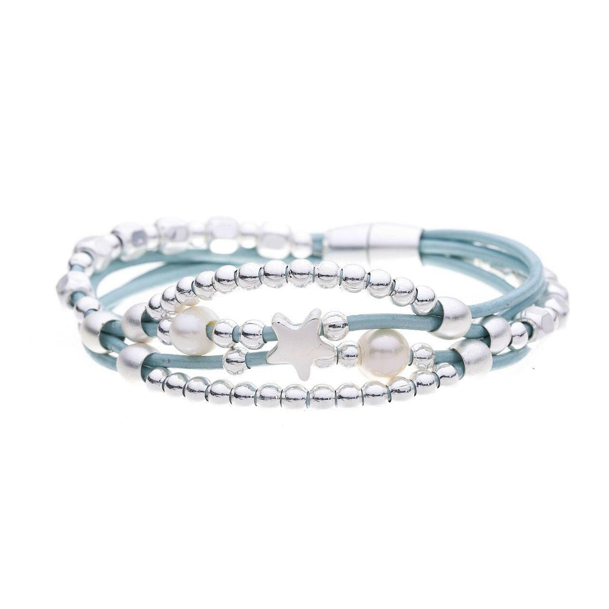 Armband - Kugelreihe mit Stern - Fox by Ren