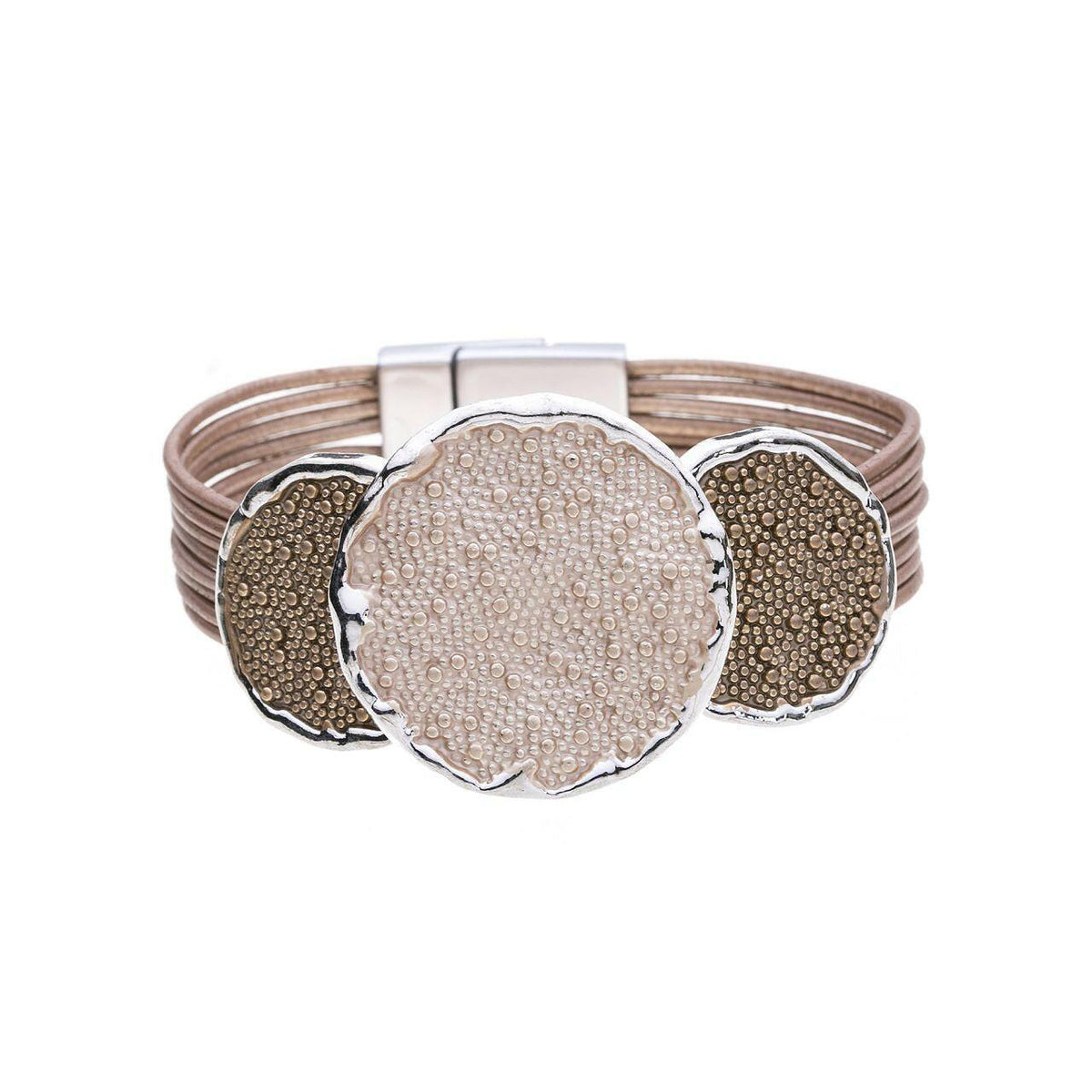 Armband - Multi Kreise mit Blubberblasen - Fox by Ren