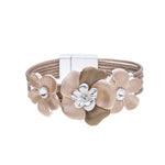 Armband - Blumen mit Diamanten - Fox by Ren