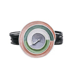 Armband - mehrstufige Spiralen mit Rillen - Fox by Ren