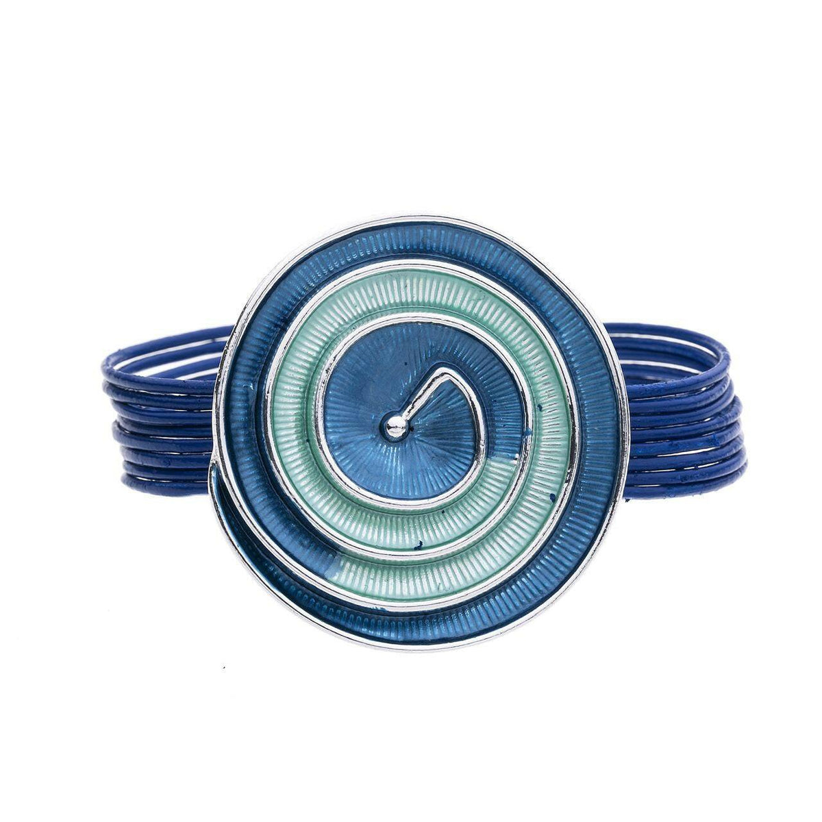 Armband - mehrstufige Spiralen mit Rillen - Fox by Ren
