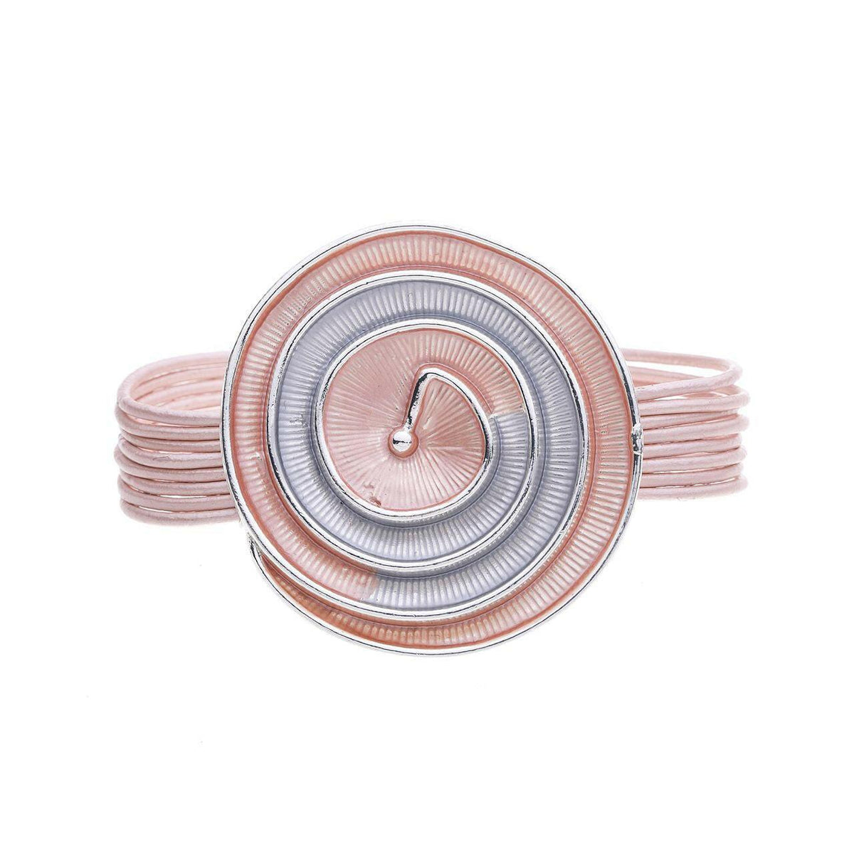 Armband - mehrstufige Spiralen mit Rillen - Fox by Ren