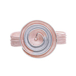 Armband - mehrstufige Spiralen mit Rillen - Fox by Ren
