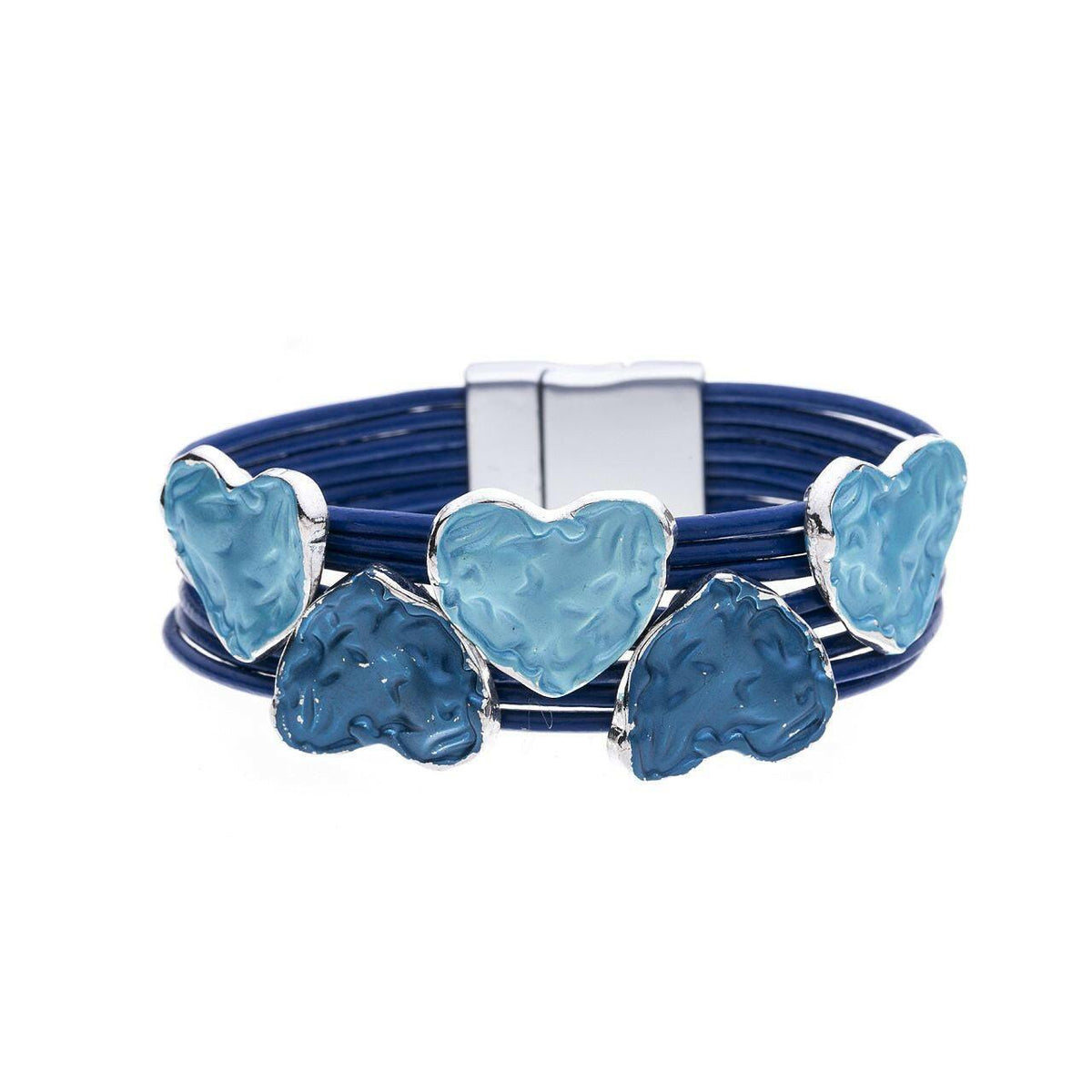 Armband - unebene Herzen - Fox by Ren