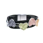 Armband - unebene Herzen - Fox by Ren