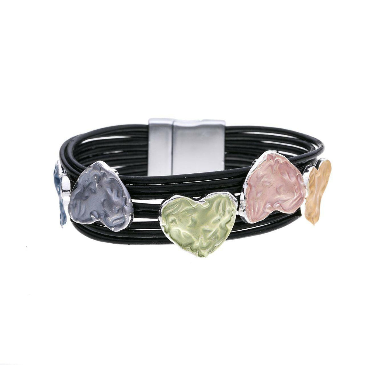 Armband - unebene Herzen - Fox by Ren