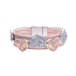 Armband - unebene Herzen - Fox by Ren