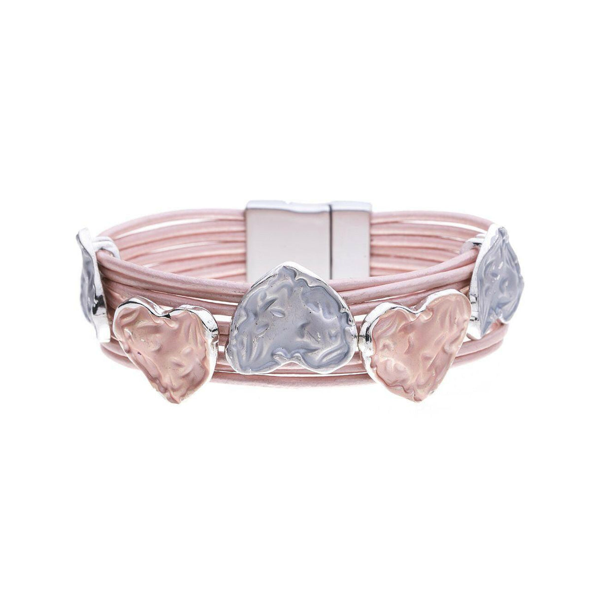 Armband - unebene Herzen - Fox by Ren
